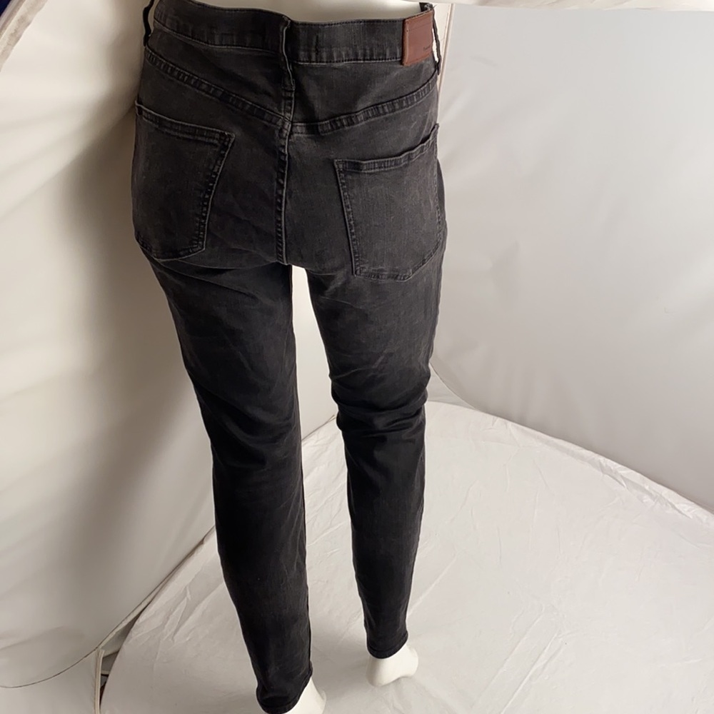 Madewell black distressed high riser skinny jeans - Picture 4 of 14